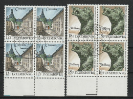 Luxemburg Y/T 1180 / 1181 (0) In Blok Van 4. - Used Stamps