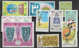 Egypt Lot Of 1985-86 Mnh ** Stamps 12 Euros - Nuevos