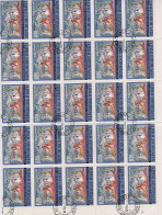 HAITI Feuile De 50 Timbres (o) Cachet Port Au Prince 22/11/1972 Prix 21,50 € - Haïti