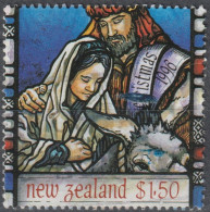 1996 Neuseeland ° Mi:NZ 1553, Sn:NZ 1389, Yt:NZ 1492, Mary Joseph & Donkey, Weihnachten / Christmas - Gebruikt