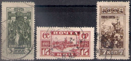 Russia 1925, Michel Nr 302A-04A, Used - Usati