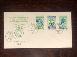 LIBYA  FDC 1981 YEAR DISABLED HEALTH MEDICINE - Libia