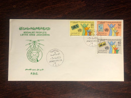 LIBYA  FDC 1984 YEAR POLIO WHO HEALTH MEDICINE - Libia