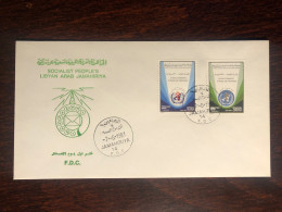 LIBYA  FDC 1991 YEAR WHO  HEALTH MEDICINE - Libia