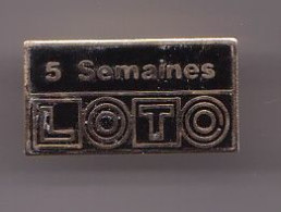 Pin's Jeux Loto 5 Semaines Réf 114 - Jeux