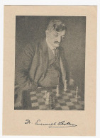 CHESS DDR 1968, Berlin - Chess Postcard In Honour Of Emmanuel Lasker - Chess