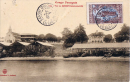 Congo Français - Vue De Libreville - Gabon 1903 - Document RECOMMANDE RARE.... - Central African Republic