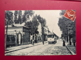 LES LILAS TRAMWAY RUE DE PARIS Prise De La VILLA MARIANI  Correspondance 126 RUE SAINT HONORE PARIS - Les Lilas