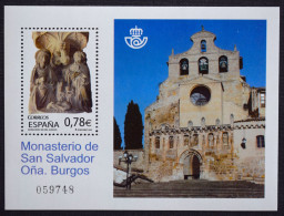 España Spain 2010 Monasterio San Salvador. Oña (Burgos) HB  Block  Mi BL203  Yv BF194  Edi 4611  Nuevo New MNH ** - Abbayes & Monastères