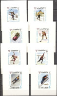 Umm Al Qiwain 1968, Olympic Games In Grenoble, Skiing, 8BF IMPERFORATED - Winter 1968: Grenoble