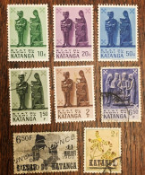 Afrique Katanga : 8 Timbres - Katanga