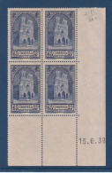 France - YT N° 399 ** - Neuf Sans Charnière - BDF - Coin Daté - 1938 - 1940-1949