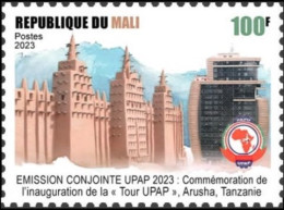 MALI 2023 - STAMP 100F - JOINT ISSUE - INAUGURATION OF PAPU / UPAP ARUSHA TOWER (TANZANIA) - RARE MNH - Joint Issues