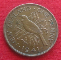 New Zealand 1 One Penny 1941 KM# 13 *V2T  Nova Zelandia Nuova Zelanda Nouvelle Zelande - New Zealand