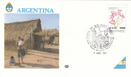 ARGENTINA Cover 1-85,popes Travel 1987 - Papes