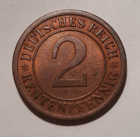 2 Rentenpfennig - Deutsches Reich - 1923 - 2 Renten- & 2 Reichspfennig