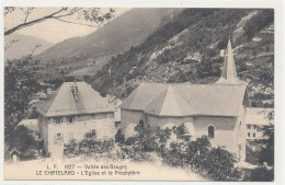 73 - Savoie - Bauges  Le Chatelard  Eglise Et Presbytère   Editeur LF - Le Chatelard