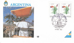 ARGENTINA Cover 1-91,popes Travel 1987 - Papes