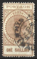 AUSTRALIA.." SOUTH AUSTRALIA.."....QUEEN VICTORIA...(1837-01.)......1/-.......SG275.....CDS......USED.. - Oblitérés