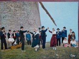 BOURGOGNE - Groupe Folklorique "La Cote Chalonnaise" - Fête Champêtre - Le Rigodon Chalonnais. (CPSM) - Bourgogne