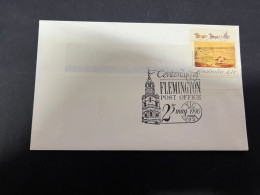 8-1-2024 (4 W 38) Australia - Flemeington Post Offce Centenary - Poste