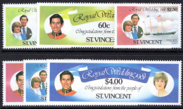 St Vincent 1981 Royal Wedding Unmounted Mint. - St.Vincent (1979-...)