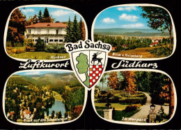 73949367 Bad_Sachsa_Harz Kurhaus Blick Vom Knickberg Schmelzteich Im Kurpark - Bad Sachsa