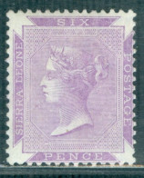 1859/or/1885 Queen Victoria,Sierra Leone/British Colony,Mi.1b/22,(6P)Perf.14,MNG - Sierra Leona (...-1960)