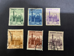 8-1-2024 (stamp) 6 Older Cancelled Stamp From Egypt (Mosque) - Gebruikt