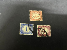 8-1-2024 (stamp) 3 Older Cancelled Stamp From Egypt (service Stamps) - Usati