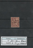 Castellorizo - YT 20* - Type Mouchon - Signé A.Brun - Unused Stamps