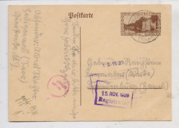 6685 SCHIFFWEILER - HEILIGENWALD, Postgeschichte, Tagesstempel 1930 Auf GA P 25 - Kreis Neunkirchen