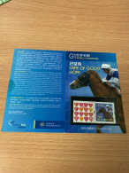 Hong Kong Stamp Horse Race G1 World Champion - Cartas & Documentos