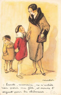 ILLUSTRATEUR - Des Enfants Avec Sa Marraine - Colorisé - Carte Postale Ancienne - Autres & Non Classés