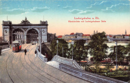 ALLEMAGNE - Ludwigshafen A. Rh. - Rheinbrücke Mit Ludwigshafener Seite - Colorisé - Carte Postale Ancienne - Ludwigshafen