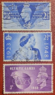 GRAN BRETAGNA  1946-48  YT 235-237-242 - Used Stamps
