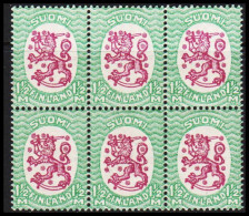 1927-1929. FINLAND. 1½ M. With Watermark Posthorn Normal And Perf .14 1/4 X 14 3/4 Never Hi... (MICHEL 132WB) - JF540321 - Unused Stamps