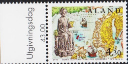 1995. ÅLAND. Olav II 4,30 M. Never Hinged.  (Michel 105) - JF540372 - Aland