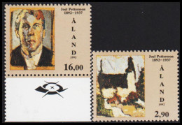 1992. ÅLAND. Joel Pettersson Complete Set. Never Hinged.  (Michel 61-62) - JF540378 - Aland