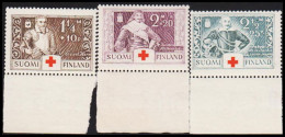 1934. FINLAND.  Red Cross Complete Set Never Hinged With Margin. (Michel  184-186) - JF540417 - Nuovi
