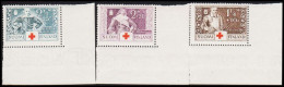 1934. FINLAND.  Red Cross Complete Set Never Hinged With Corner Margin. (Michel  184-186) - JF540418 - Unused Stamps