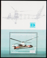 1987. CAMBODGE. HAFNIA ’87, Kopenhagen Helicopter Motive (Fairey Rotodyne). Block. Neve... (Michel Block 155) - JF540473 - Cambodge