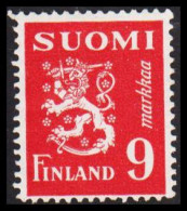 1948. FINLAND. Lion Type 9 Markkaa Never Hinged.  (Michel 311) - JF540484 - Unused Stamps