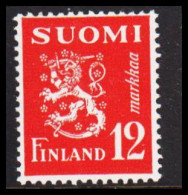 1950. FINLAND. Liontype 12 Markkaa Never Hinged.   (Michel 381) - JF540492 - Unused Stamps