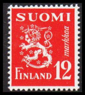 1950. FINLAND. Liontype 12 Markkaa Never Hinged.   (Michel 381) - JF540493 - Unused Stamps