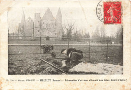 FRANCE - Tilloloy - Exhumation D'un Obus Allemand Non éclaté Devant L'église - Carte Postale Ancienne - Otros & Sin Clasificación