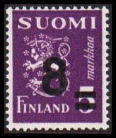 1948. FINLAND. Lion Type 8 On 5 Markkaa Never Hinged.  (Michel 348) - JF540502 - Neufs