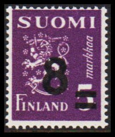 1948. FINLAND. Lion Type 8 On 5 Markkaa Never Hinged.  (Michel 348) - JF540504 - Neufs