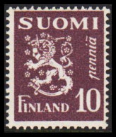 1930. FINLAND. Lion Type 10 Pennia Never Hinged.  (Michel 144) - JF540510 - Neufs