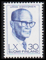 1960. FINLAND. URHO KEKKONEN 30 M, NEVER HINGED. (Michel 524) - JF540553 - Unused Stamps